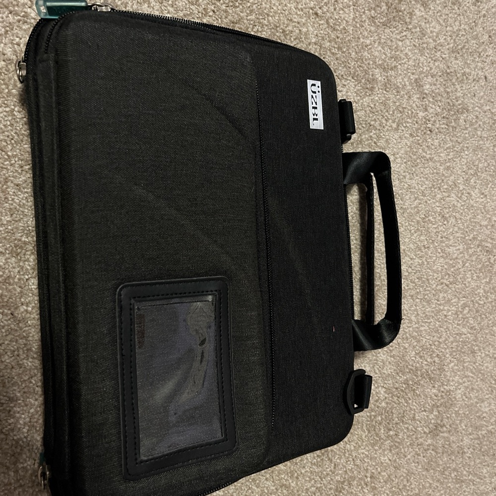 black laptop bag